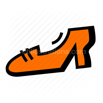 shoes, footwear, fashion, Vector illustration