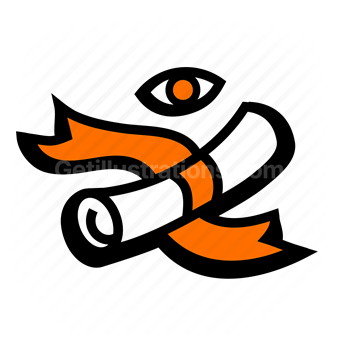 graduation, diploma, academic achievement, education symbol