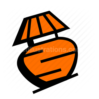 lantern, lamp, light, festival, Vector illustration