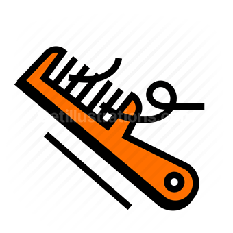 hair comb, hair tool, hairstyling, barber shop
