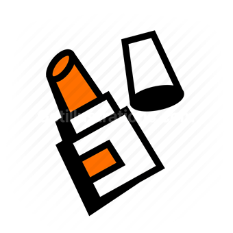 lipstick, makeup, beauty, cosmetics, Vector illustration