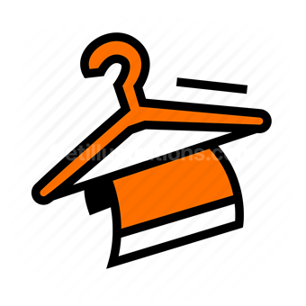 clothes hanger, laundry, dry cleaning, apparel