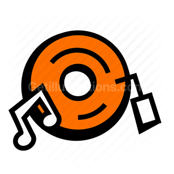 record player, vinyl, music, audio, Vector illustration