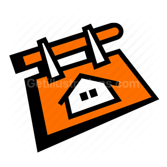 house, property, real estate, building, Vector illustration