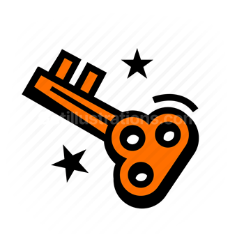 key, lock, access, security, Vector illustration