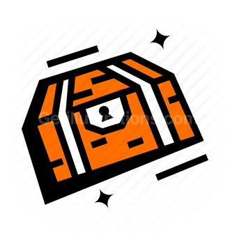 secure, protected, safety, lock, Vector illustration