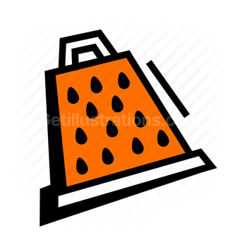shopping bag, teardrop shapes, retail, Vector illustration