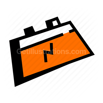 battery level, charging indicator, power status, Vector illustration
