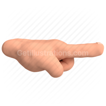 hand, gesture, pointing, direction, index finger