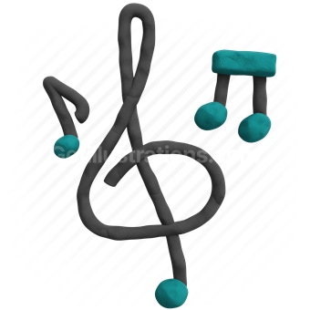 music, notes, treble clef, symbol, creative, harmony, melody