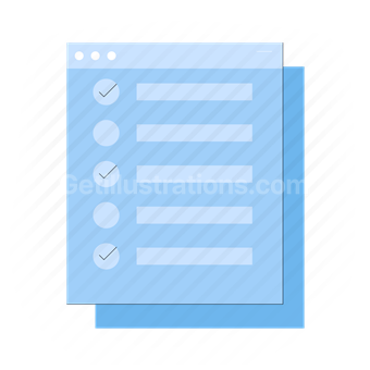 checklist, list, to do, website, browser, window