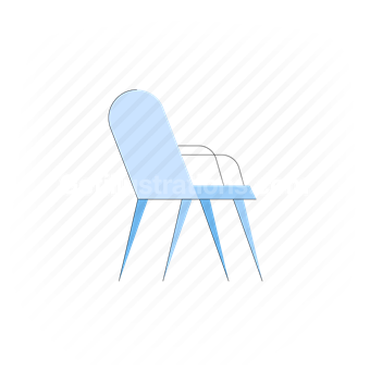seat, chair, furniture, furnishing, interior decor