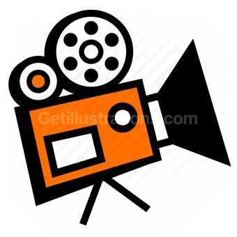 cinema, movies, projector, electronic, device, projection