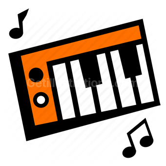 keyboard, music, sound, audio, instrument, piano