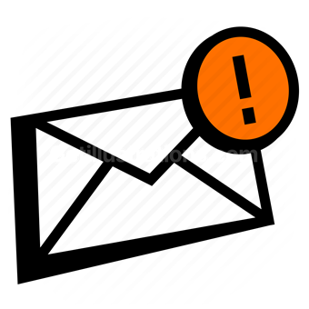 alert, warning, danger, new, newsletter, envelope, email