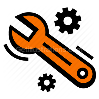 wrench, settings, options, preferences, cogwheel, gear