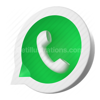logo, whatsapp, conversation, chat, messaging, message, talk, social