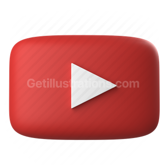 youtube, logo, video, multimedia, stream, download, play, clip