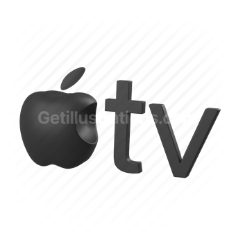 apple, logo, tv, television, smart tv, connect