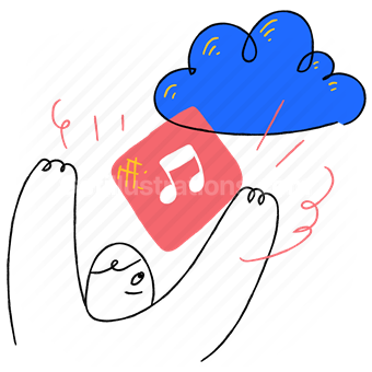 cloud, upload, back up, drive, music, audio, sound, send, transfer