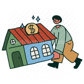 mortgage, house, payment, dollar, money, property, home
