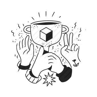 achievement, success, graduation, trophy, hands