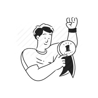 success, achievement, celebration, raising hand
