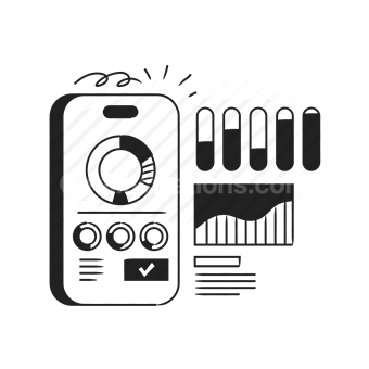 mobile device, analytics, data visualization, metrics, dashboard