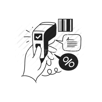 barcode, scanning, payment, sale, discount