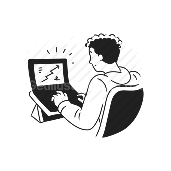 technology, coding, programming, computer, Vector illustration