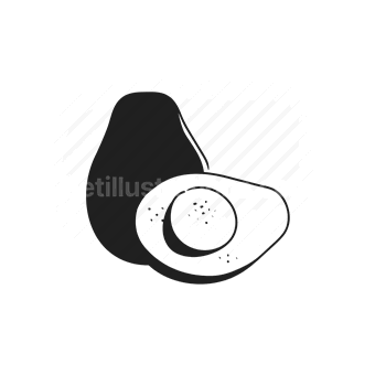 avocado, fruit, healthy, simple