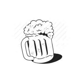 beer, foam, bubbles, drinking