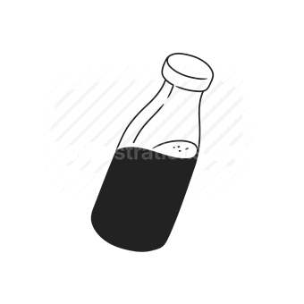 bottle, soda, carbonated, drink