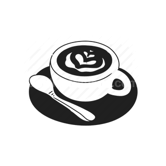 coffee, cup, latte, beverage