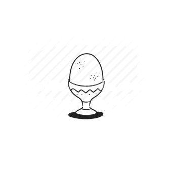 egg, cracked, breakfast, food