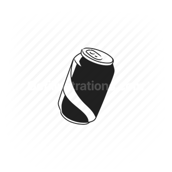soda, beverage, drink, can