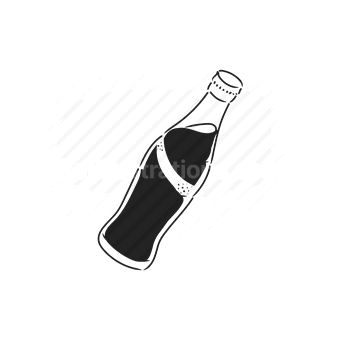 soda, bottle, drink, refreshment