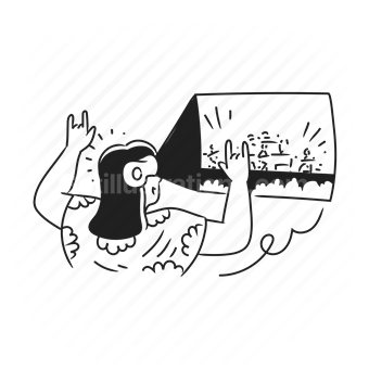 monster, creature, cartoon, surreal