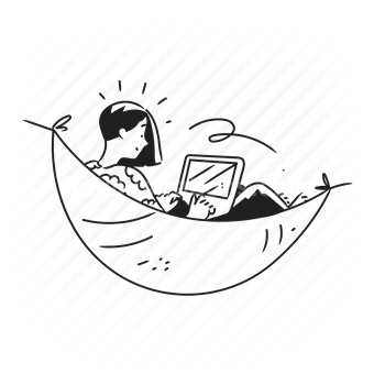 relaxation, leisure, technology, nature
