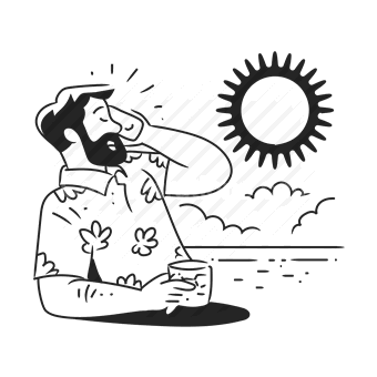 summer, vacation, relaxation, sunshine