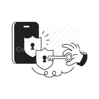 mobile security, password, protection, wireless connection