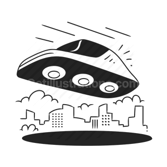 ufo, alien, sci-fi, technology, cityscape