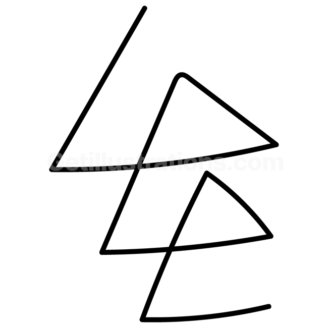 abstract, line, lines, triangles, shapes