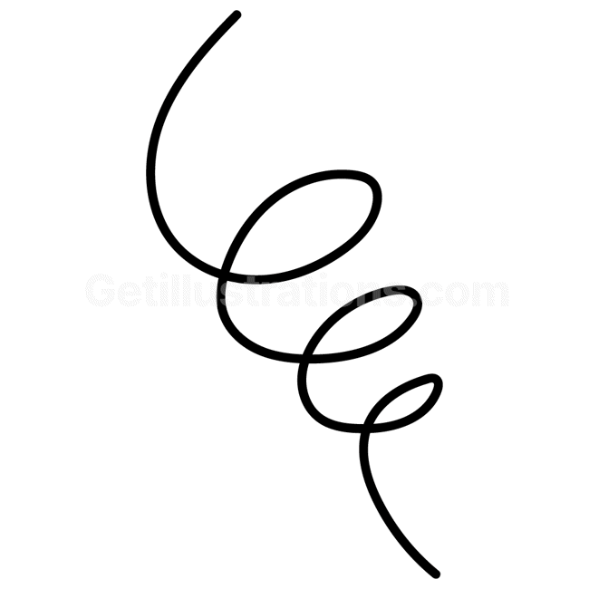 curl, curve, line, turn, rotate, rotation