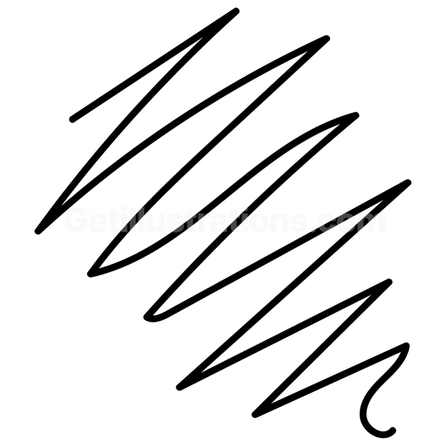 doodle, handdrawn, draw, zigzag, shape, line, lines