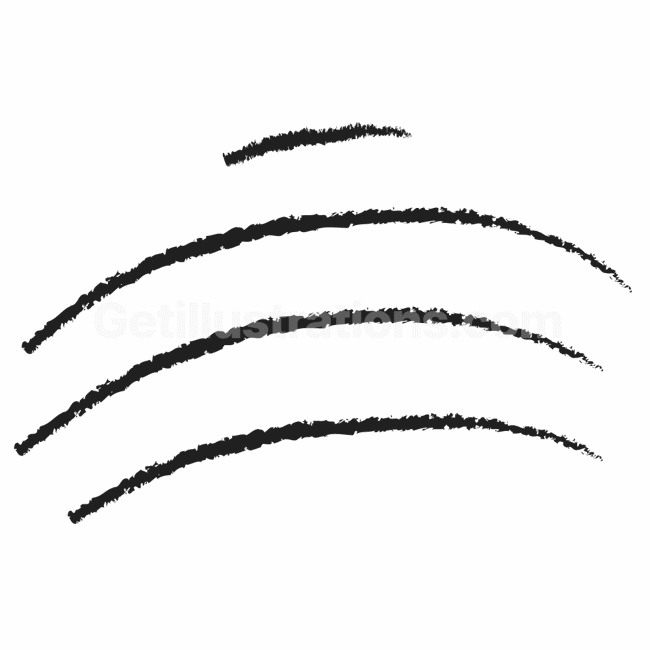 scribble, signal, network, wireless, wifi, lines, line, brush