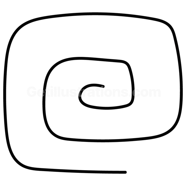square, swirl, doodle, handdrawn, draw, shape