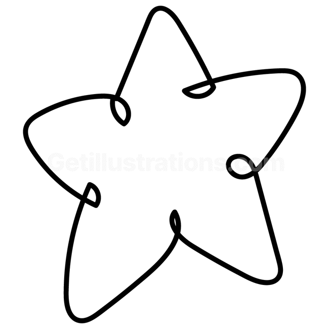 star, doodle, handdrawn, draw, line, lines