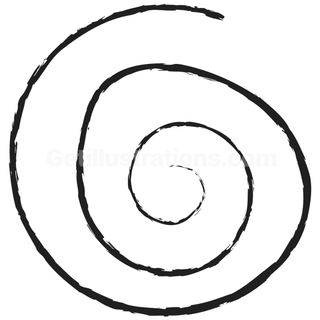 swirl, doodle, handdrawn, draw, circle, shape, brush