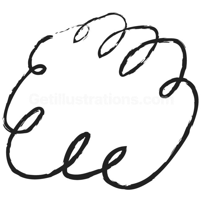 thought bubble, curve, curl, loop, cloud, brush